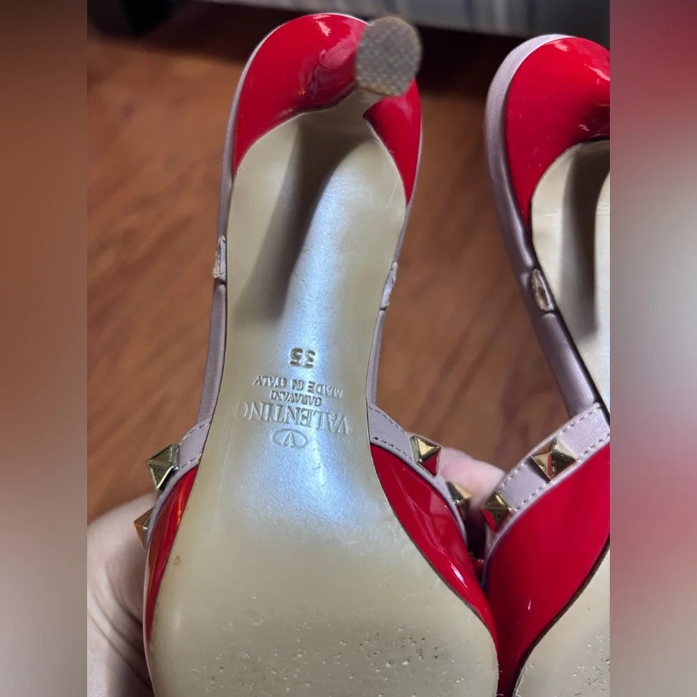 VALENTINO GARAVANI ROCKSTUD Kitten Heels - Picture 5 of 10